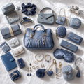 Korean Minimalist Style (Blue & White Palette)